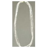 Ten 30' sterling necklaces- 63g total