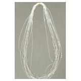 Ten 30' sterling necklaces- 46g total