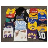 Collection of NBA clothing- over 20 pcs incl