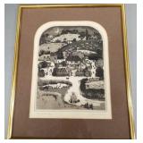 Graham Clarke pencil signed & #'d 39/100 limited