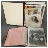 2 scrapbooks of pin-up reprints incl.