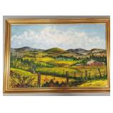 Joe Stepka signed oil painting on board-