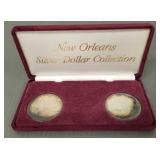 2 Morgan U.S. silver dollars: 1883 & 1884-O