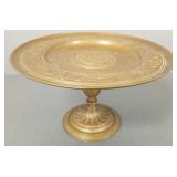 Antique bronze tazza w/ classical motif &