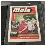 Scrapbook of pin-up, Pulp magazine covers, photos,