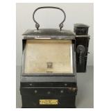 U.S. Navy metal compass box- BOX ONLY-