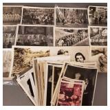 Approx 50 vintage photos incl celebrity,