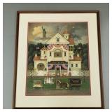 Pencil signed Charles Wysocki & #'d Americana
