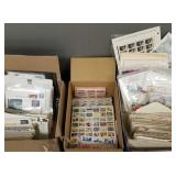 Lg. group incl asst. 1st Day Covers, stamps,