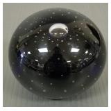 Intaglio art glass paperweight- 2 1/2'H 3 1/4'D