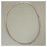 Italy sterling silver necklace- 28.6g; 24'L