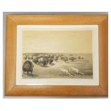 Vintage Catlin NA Indian Collection stone