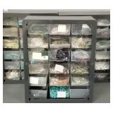 Group stone, pearl, etc beads incl turquoise,