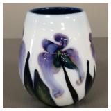 Lotton vase signed 'To Phil Love Jackie & Charley'