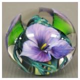 Lotton Studios signed & dated 2007 art glass