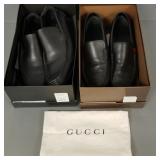 2 pr. Gucci men's shoes with bxs- sz 11D & 10