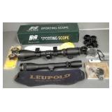 2 rifle scopes: one Leupold