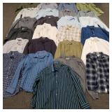 Gp. over 20 men's designer, etc shirts-