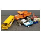 Group toys incl Dinky in box, German, Tonka, etc