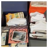 Lg Gp. collector stamps: US, foreign, unused &