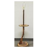 Percussion musket made into a floor lamp: