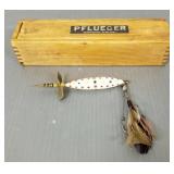 Rare Pflueger lead fishing lure 7'L