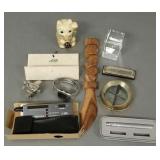 Gp desktop items incl diamond tester, Casio watch,