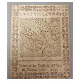 1776 U.S. Continental currency: four dollars