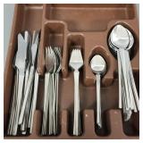 58 pcs mid-century German stainless steel flatware