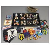 Gp patches & pins incl Russian, Corvette, etc.