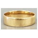 Vintage 18k gold ring band- 4.1g, sz 8 1/2