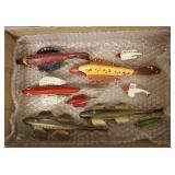 9 spearing decoys- 8' longest (some repainted)