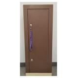 Metal gun safe w/ key: 55'H 21'W 10'D