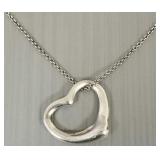 Tiffany & Co. Elsa Peretti sterling silver heart