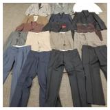 Gp. men's designer etc blazers, trousers, etc-