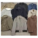 9 men's coats/ jackets incl Boss, Italy