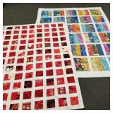 2 hand stitched, etc quilts- 5' 8' x 7' 2' &