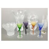 Fine glassware incl Orrefors, Waterford, etc-