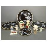 Gp vintage Watt pottery, etc. incl decorated