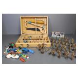 Gp vintage toys incl Lionel Germany soldiers,