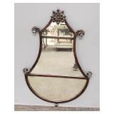 Metal shield form mirror- 39' x 27'