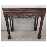 Chinese carved hardwood alter table/ console-