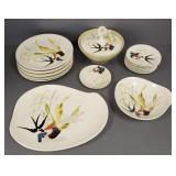 Red Wing Capistrano pattern dinnerware incl