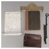 Gp incl bound magazine, enamel towel rack,