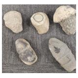 Gp. Native American style stone implements-
