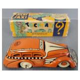 Vintage Marx windup Tricky Taxi w/ partial box