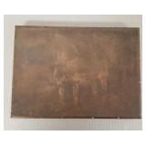 Lou Birk printers block of horse- 5' x 7'
