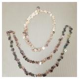 Sterling silver designer style necklace & bracelet