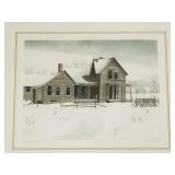 Signed & #'d Larry Harris print 'Waiting for