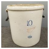 10-gallon Red Wing crock w/ handles